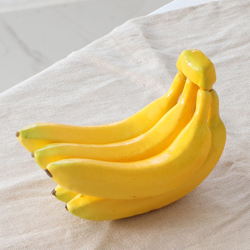 바나나 모조 과일 디저트 음식 모형